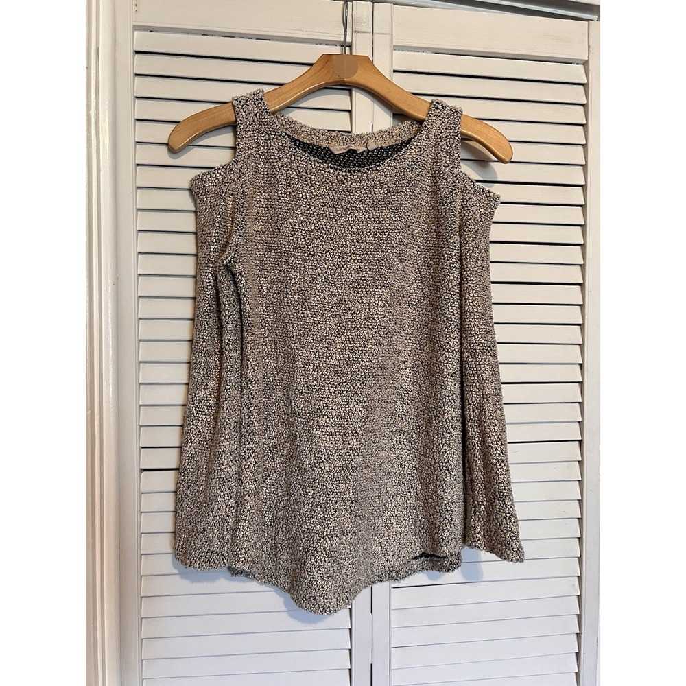 SOFT SURROUNDINGS Women's Size Small S Shirt Top‎ Blouse Cold Shoulder